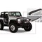 Bushwacker 07-17 WRANGLER EXCLUDES POWER DOME HOOD TRAIL ARMOR AND TAILGATE 14013 - alternate 1